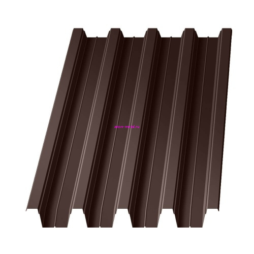 Профнастил Н75 RAL 8017 шоколад 0.8 мм