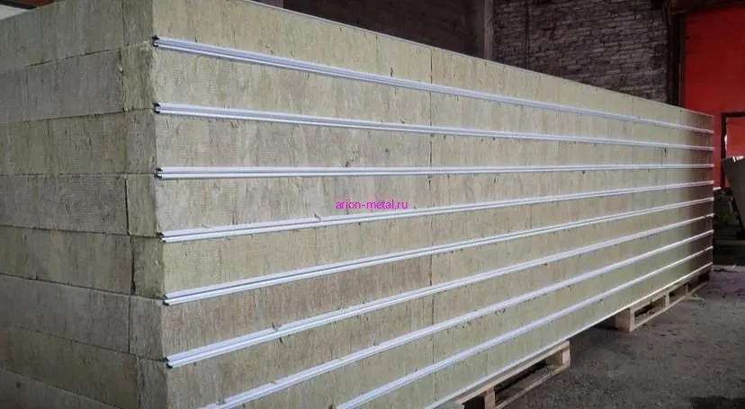 Стеновая сэндвич-панель с пенополистиролом 40 мм - купить по цене от 1 ...